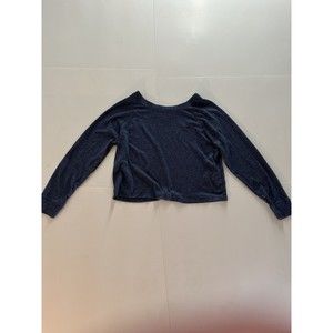 Hollister Blue Sweater Crop Top Size Small